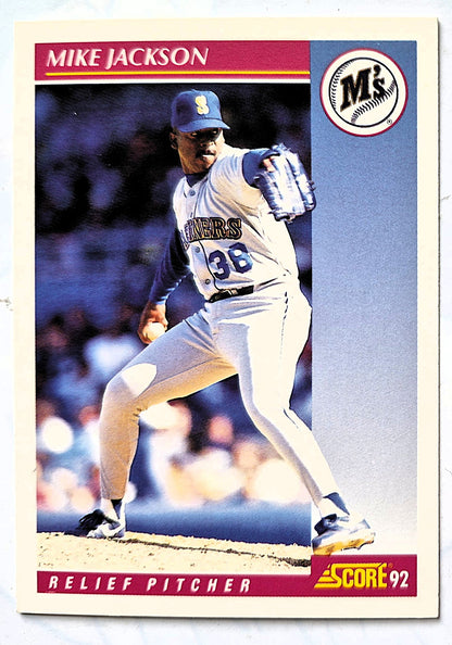 Scott Bailes California Angels Relief Pitcher 1992 Score #331 Baseballkarte (Exzellent)
