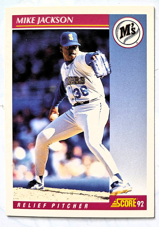 Scott Bailes California Angels Relief Pitcher 1992 Score #331 Baseballkarte (Exzellent)