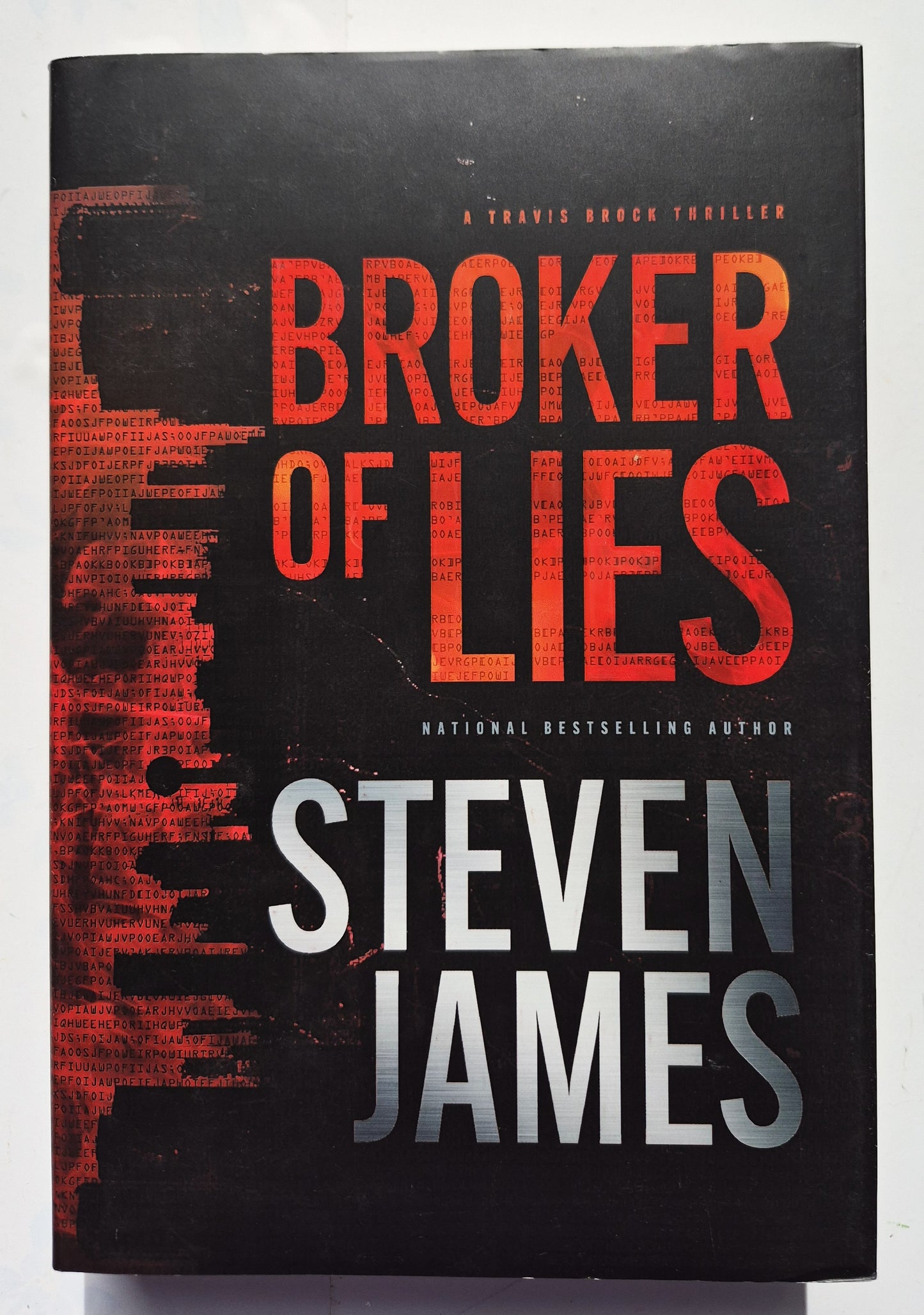 Broker of Lies by Steven James (Travis Brock #1, New, 2023, HC, 403 pages, Tyndale Fiction)