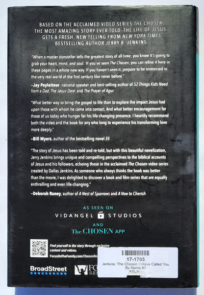 The Chosen: I Have Called You By Name #1 by Jerry B. Jenkins (New, 2021, HC, 320 pages, Broadstreet)