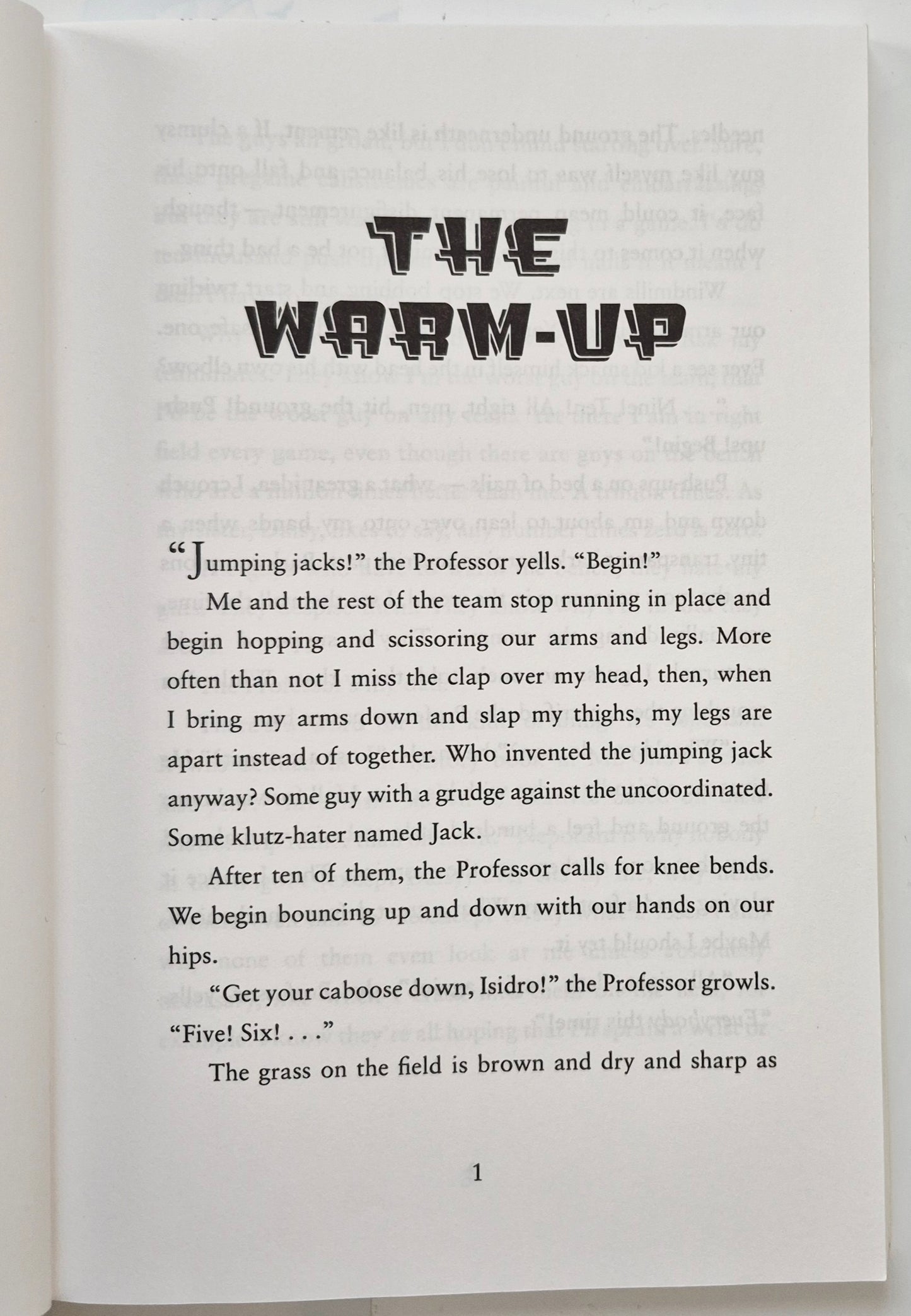 Out Standing in My Field by Patrick Jennings (Uncorrected Proof, Very good, 2005, Pbk, 165 pages, Scholastic Press)
