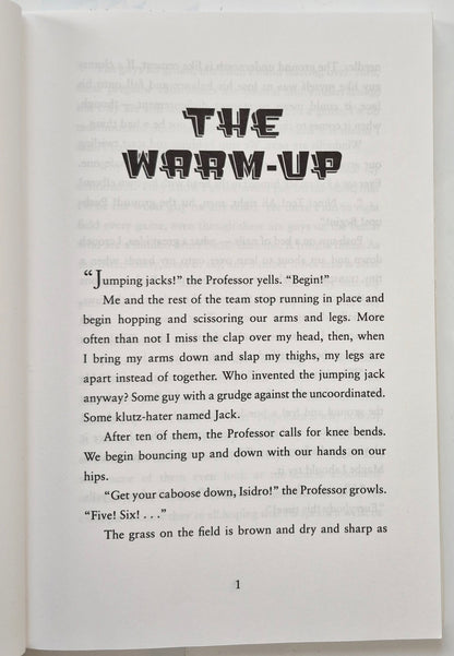 Out Standing in My Field by Patrick Jennings (Uncorrected Proof, Very good, 2005, Pbk, 165 pages, Scholastic Press)