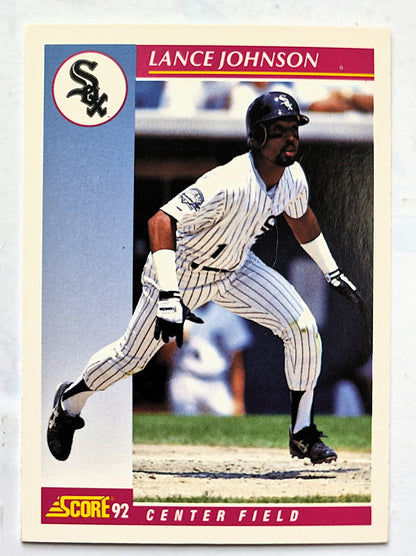 Johnson Lance Chicago White Sox Center Field #146 Score '92 Baseball Card