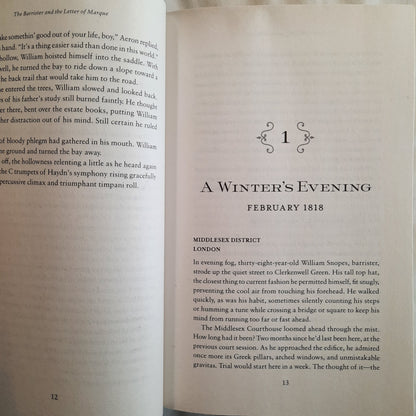 The Barrister and the Letter of Marque by Todd M. Johnson (Good, 2021, PBK, 405 pages, Bethany House)