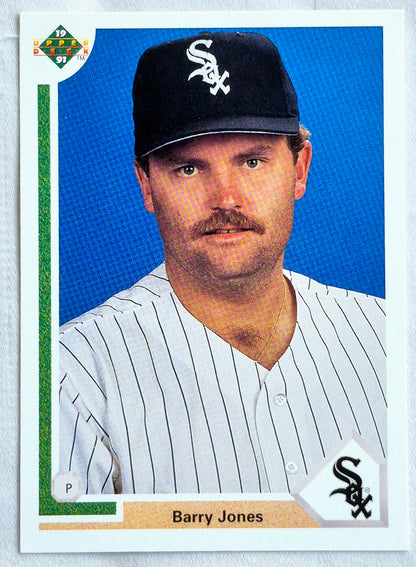 Jones Barry Chicago White Sox Pitcher #39 Upper Deck 1991 Baseball Card