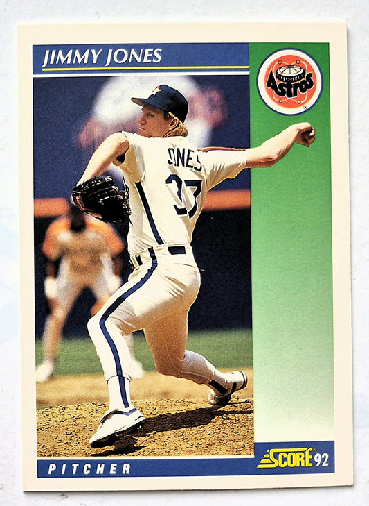 Scott Bailes California Angels Relief Pitcher 1992 Score #331 Baseballkarte (Exzellent)