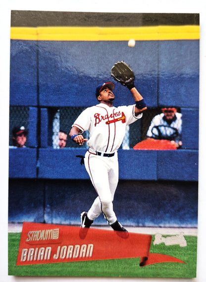 Jordan Brian Atlanta Braves Outfield #2 Topps 2000 Stadium Club  Baseball Card