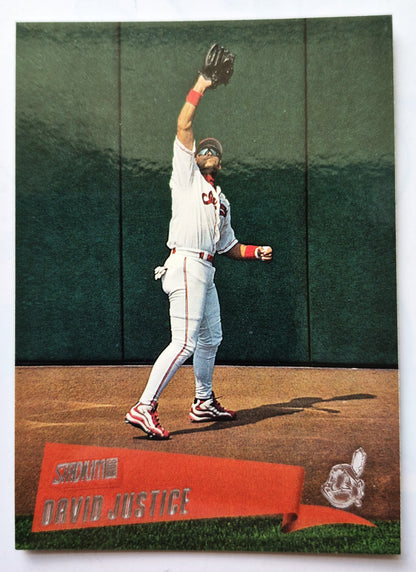 2000 Stadium Club David Justice Cleveland Indians #133 Baseballkarte TOPPS