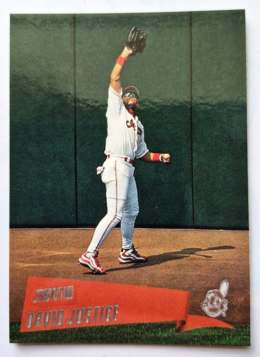 2000 Stadium Club David Justice Cleveland Indians #133 Baseballkarte TOPPS