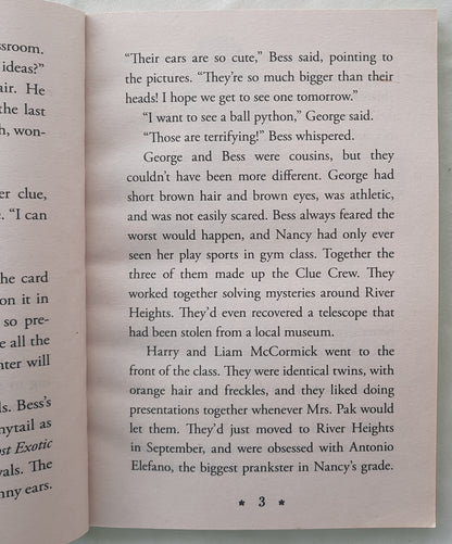 Nancy Drew Clue Book: The Tortoise and the Scare by Carolyn Keene (Very Good, 2019, Pbk, 80 pages, Scholastic)
