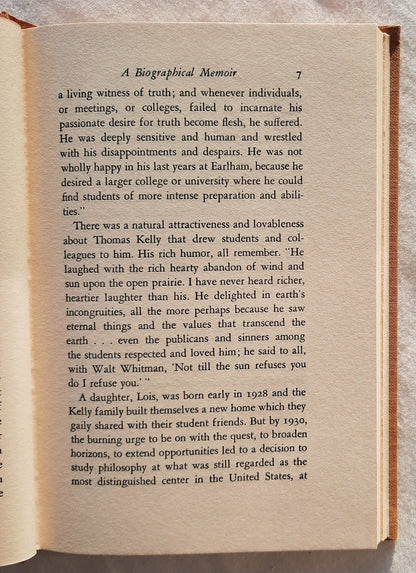 A Testament of Devotion by Thomas R. Kelly (Very good, 1941, HC, 124 pages, Harper & Row)