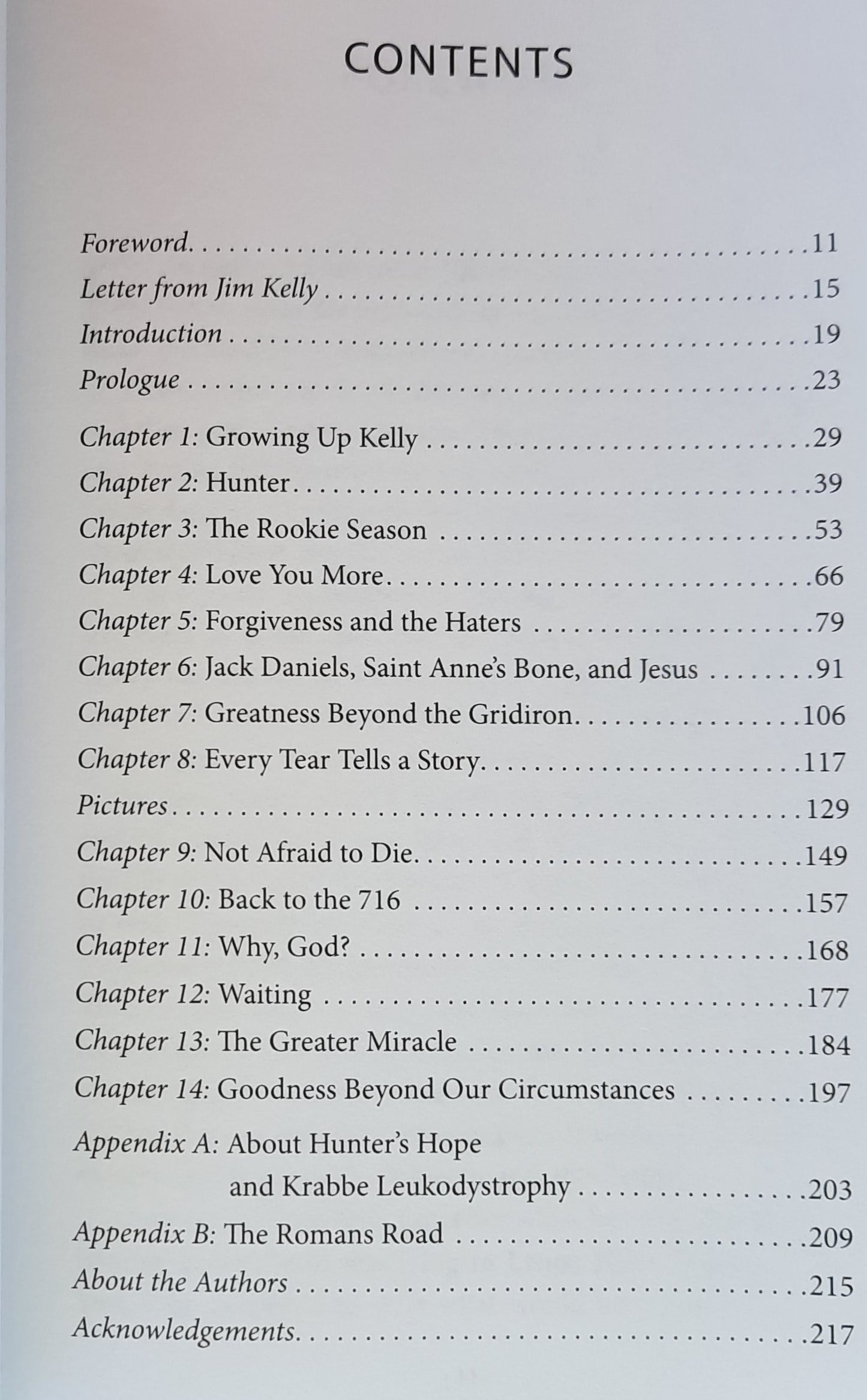 Kelly Tough: Live Courageously by Faith by Erin Kelly; Jill Kelly (Like new, 2015, Pbk, 220 pages, BroadStreet Publishing)