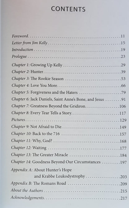 Kelly Tough: Live Courageously by Faith by Erin Kelly; Jill Kelly (Like new, 2015, Pbk, 220 pages, BroadStreet Publishing)