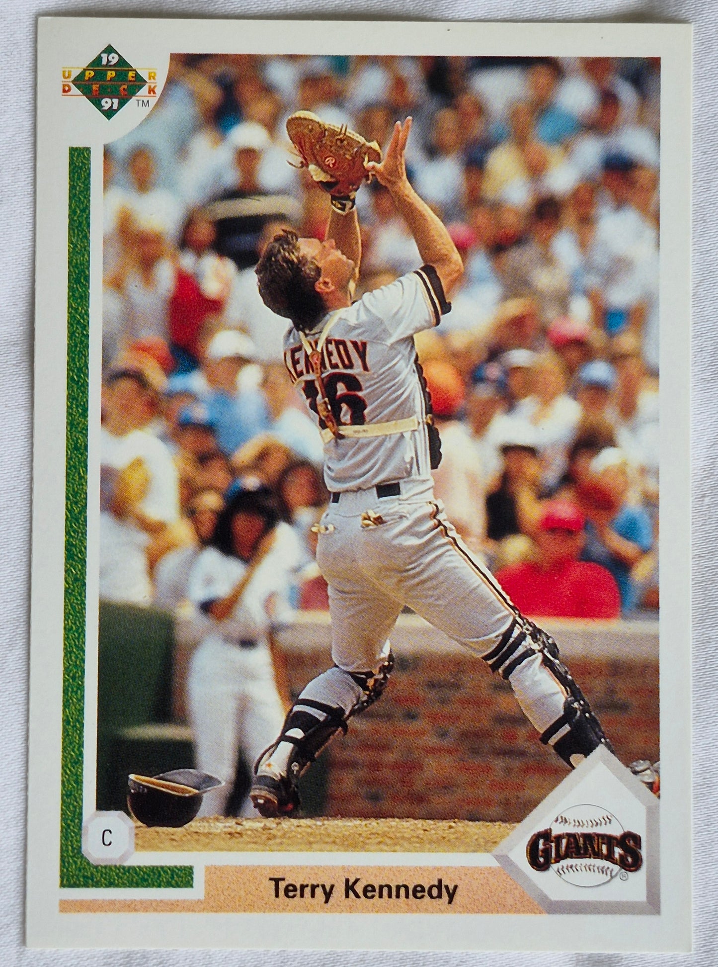 Kennedy Terry San Francisco Giants Catcher #404 Upper Deck 1991 Baseball Card