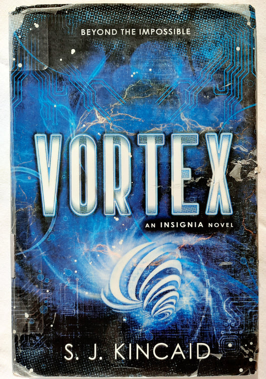 Vortex #2 by S.J. Kincaid (An Insignia Novel, Good, HC, 390 pgs, HarperCollins)