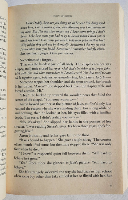 Beyond Tuesday Morning #2 by Karen Kingsbury (9/11 series, Very good, 2004, Pbk, 313 pages, Zondervan)