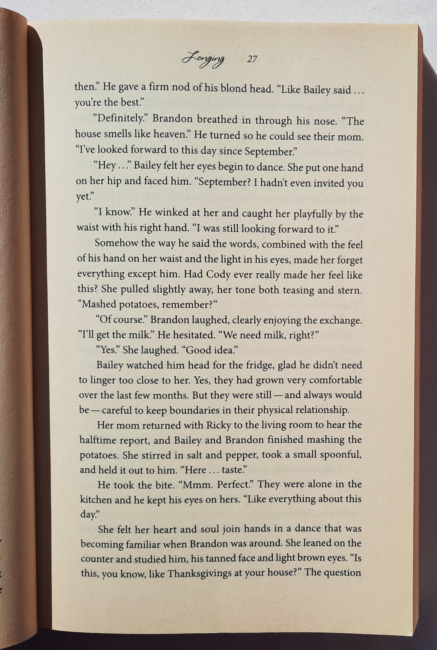 Longing #3 by Karen Kingsbury (Bailey Flanigan, New, Pbk, 2011, Zondervan, 331 pages)