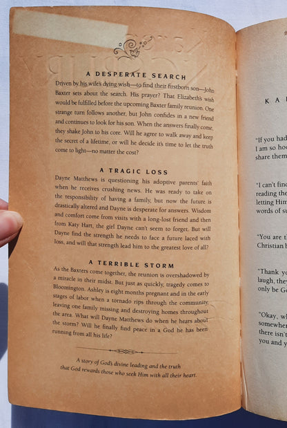 Found by Karen Kingsbury (Baxter Family #3, Acceptable, 2006, Pbk, 368 pages, Tyndale House)