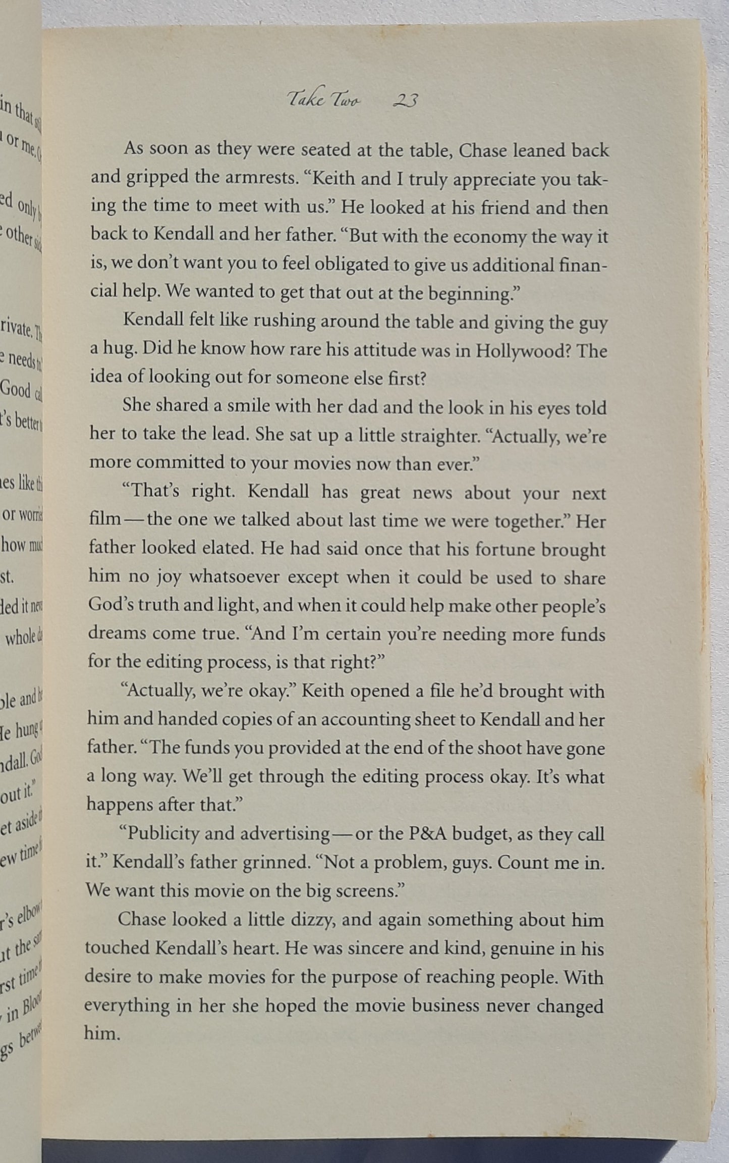 Take Two by Karen Kingsbury (Above the Line #2, Acceptable, 2009, Pbk, 320 pages, Zondervan)