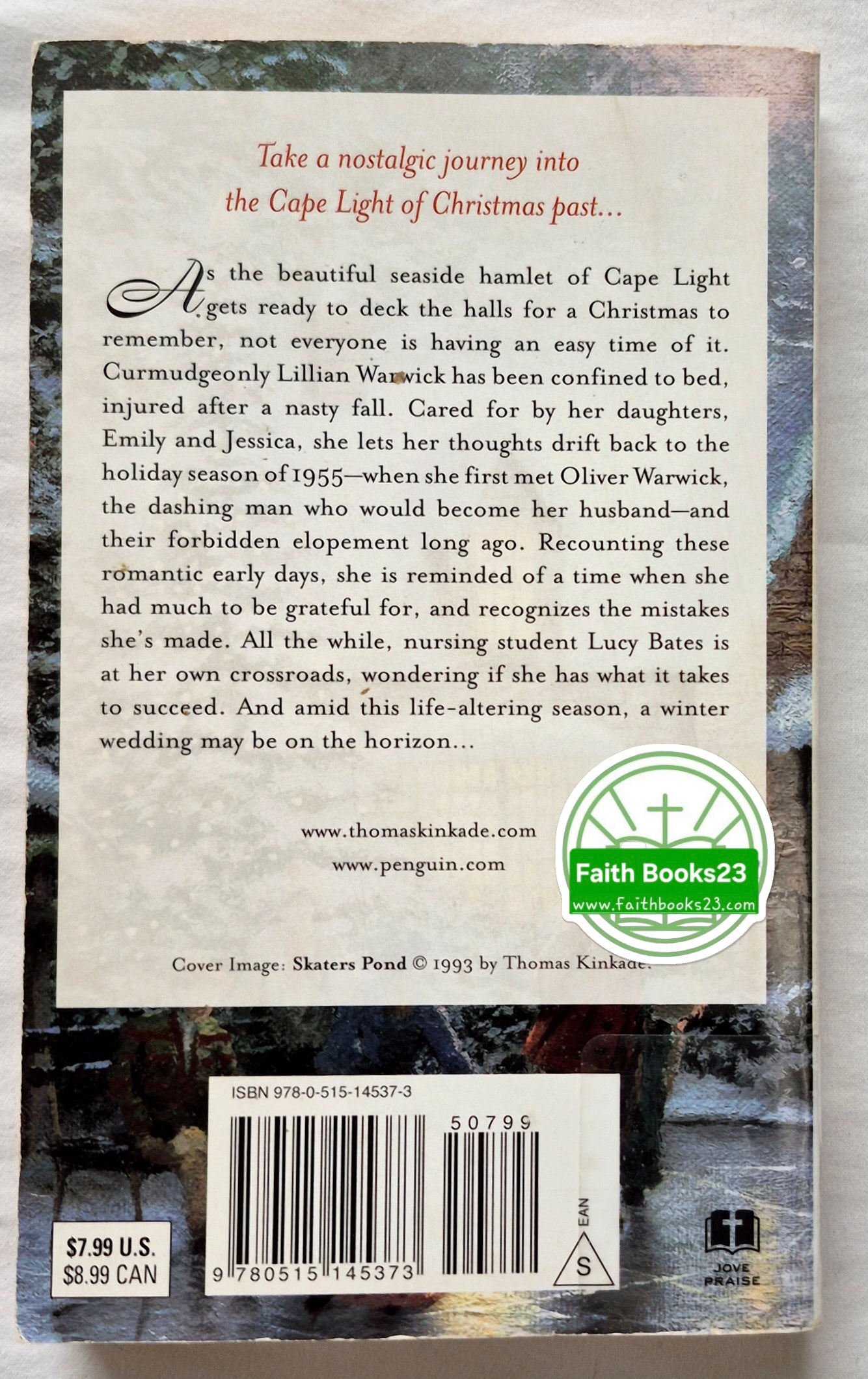 A Christmas to Remember von Thomas Kinkade; Katherine Spencer (Cape Light #5, Gut, 2008, Tb, 266 Seiten, Jove)