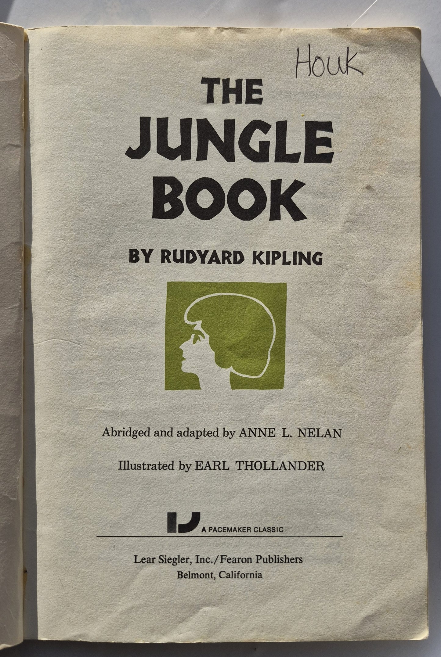 The Jungle Book by Rudyard Kipling; Anne L. Nelan; Earl Thollander (Gut, 1967, Taschenbuch, 92 Seiten, Pacemaker Classic)