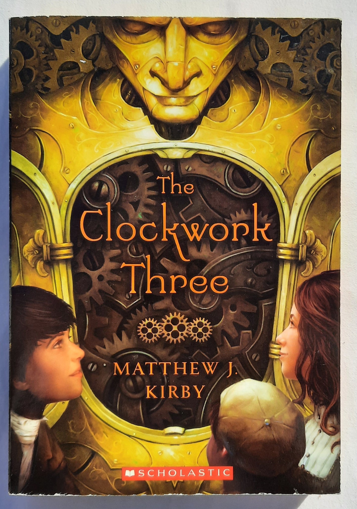 The Clockwork Three by Matthew J. Kirby (Very good, 2011, Pbk, 400 pages, Scholastic)