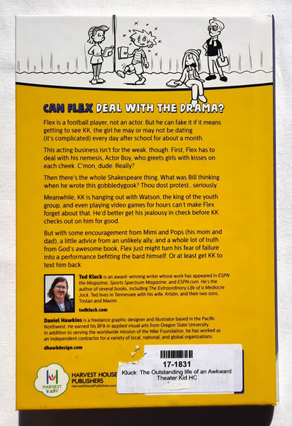 The Outstanding Life of an Awkward Theater Kid by Ted Kluck (New, 2020, HC, 192 pages, Harvest Kids)