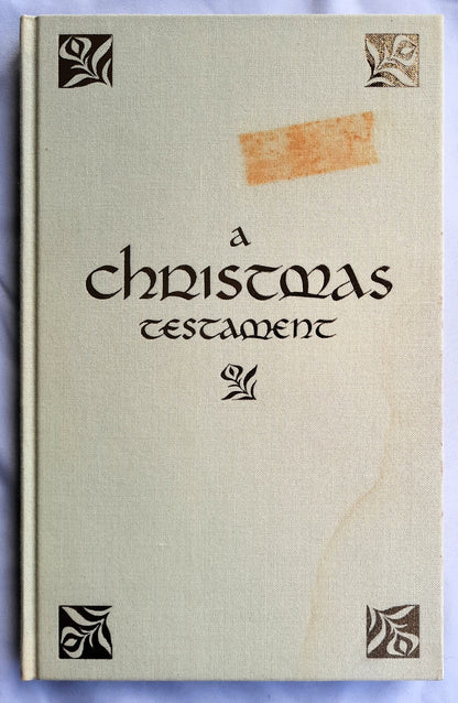A Christmas Testament by Philip and Mary Kopper (Good, 1982, HC, 144 pages, Stewart, Tabori, and Chang)