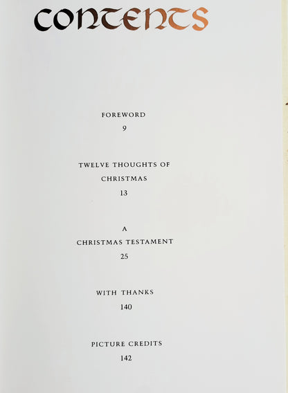A Christmas Testament by Philip and Mary Kopper (Good, 1982, HC, 144 pages, Stewart, Tabori, and Chang)