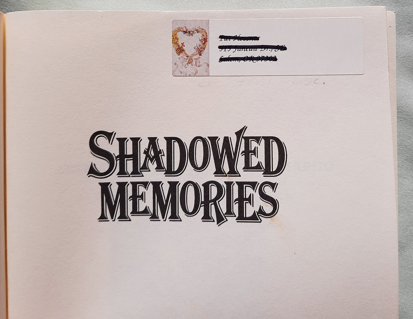 Shadowed Memories by Al & JoAnna Lacy (Battles of Destiny: Shiloh, Very good, 1994, PBK, 307 pages, Multnomah)
