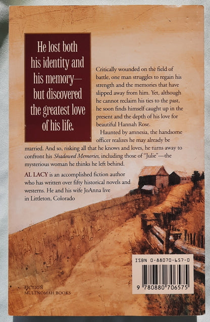 Shadowed Memories by Al & JoAnna Lacy (Battles of Destiny: Shiloh, Very good, 1994, PBK, 307 pages, Multnomah)