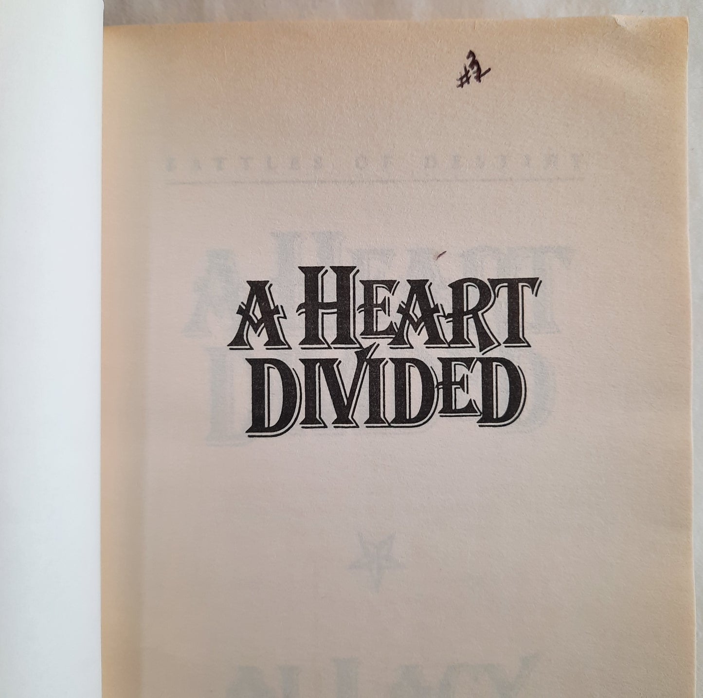 A Heart Divided by Al & JoAnna Lacy (Battles of Destiny, Very good, 1993, PBk, 352pages, Multnomah)