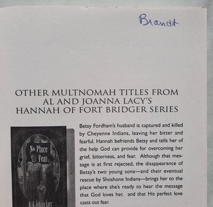 The Perfect Gift by Al & Joanna Lacy (Hannah of Fort Bridger #5, Very good, 1999, Pbk, 323 pages, Multnomah)