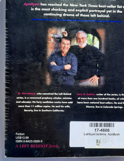Apollyon by Tim LaHaye; Jerry Jenkins (Left Behind #5, Good, 2000, Pbk, 416 pages, Tyndale House)
