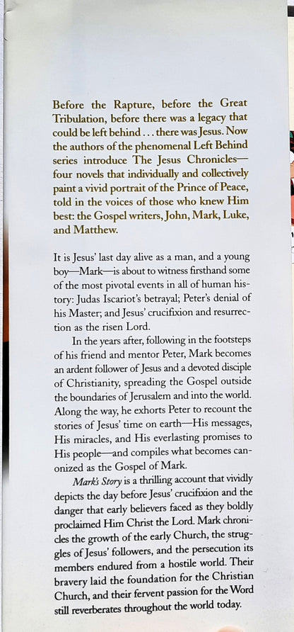 Mark's Story by Tim LaHaye; Jerry Jenkins (Jesus Chronicles, Good, 2007, HC, 308 pages, Putnam Praise)