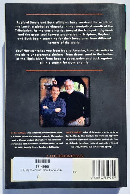 Soul Harvest  by Tim, LaHaye; Jerry B. Jenkins (Left Behind #4, Very good, 1998, Pbk, 423 pages, Tyndale House)