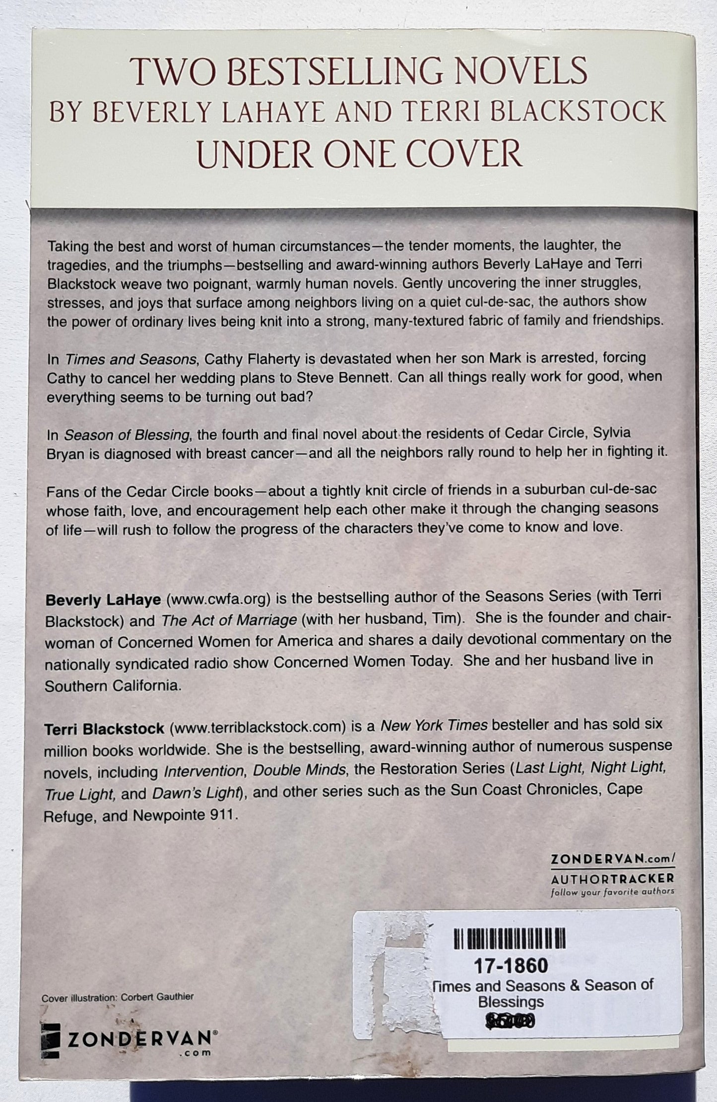 Times and Seasons & Season of Blessings by Beverly LaHaye Terri Blackstock (Seasons #3 #4, New, 2010, Pbk, 731 pages, Zondervan)