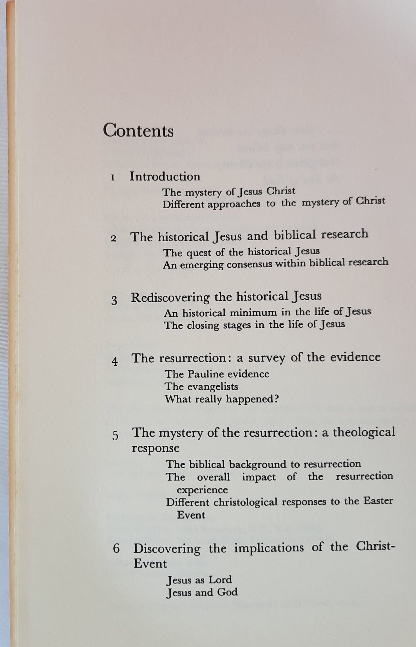 The Reality of Jesus: An Essay in Christology by Dermot A. Lane (Good, 1975, Pbk, 180 pages, Paulist Press)