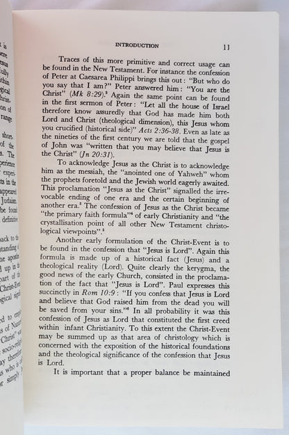 The Reality of Jesus: An Essay in Christology by Dermot A. Lane (Good, 1975, Pbk, 180 pages, Paulist Press)