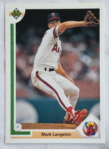 Scott Bailes California Angels Relief Pitcher 1992 Score #331 Baseballkarte (Exzellent)