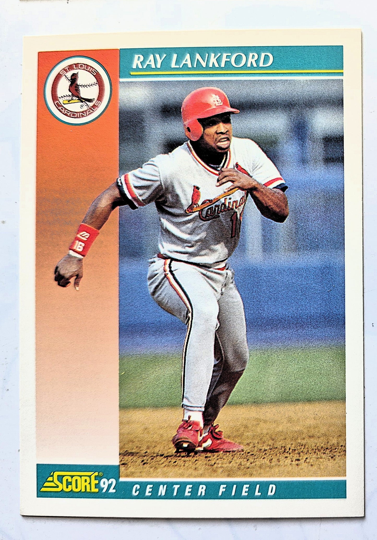Lankford Ray St. Louis Cardinals Center Field #223 Score '92 Baseball Card