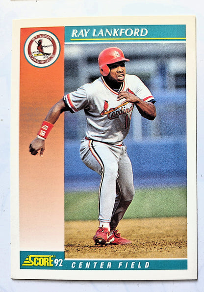 Lankford Ray St. Louis Cardinals Center Field #223 Score '92 Baseball Card