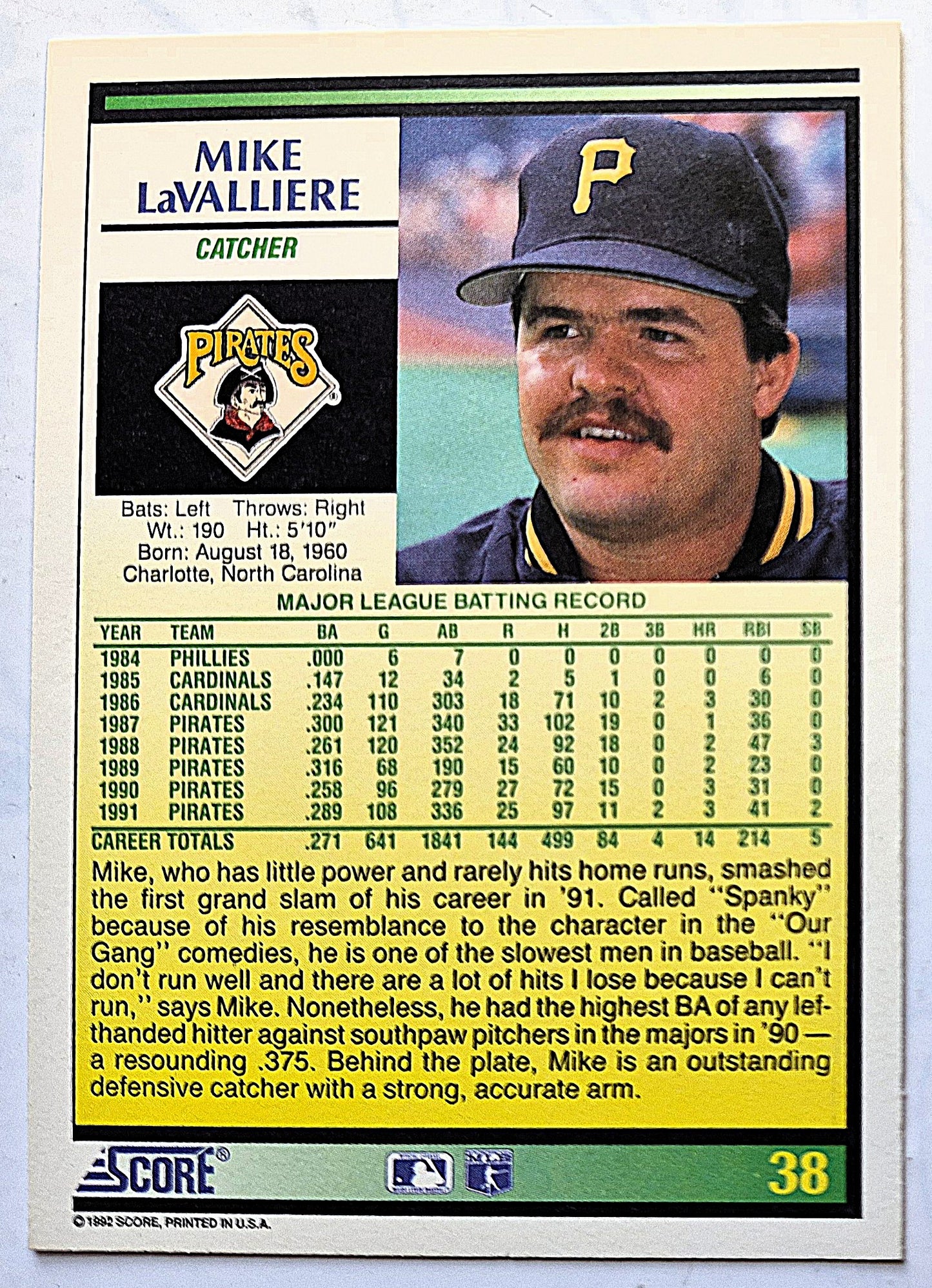 Bewertung '92 Julio Machado Milwaukee Brewers Relief Pitcher #353 Baseballkarte Nahezu Neuwertig