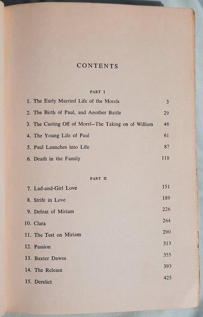Sons and Lovers by D.H. Lawrence (Very good, 1913, HC, 436 pages, The Viking Press)