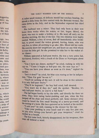 Sons and Lovers by D.H. Lawrence (Very good, 1913, HC, 436 pages, The Viking Press)