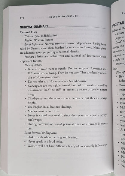 Culture to Culture: Mission Trip Do's and Don'ts by Nan Leaptrott (Very good, 2005, Pbk, 322 pages, AMG Publishers)