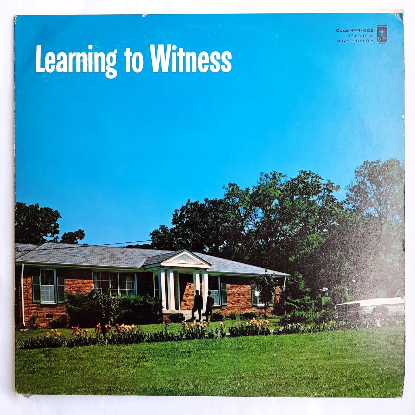 Learning to Witness Vinyl Record by Broadman Films (Very good, 1968, #444-002)