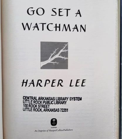 Go Set a Watchman by Harper Lee (Good, 2015, HC, 278 pages, HarperCollins)