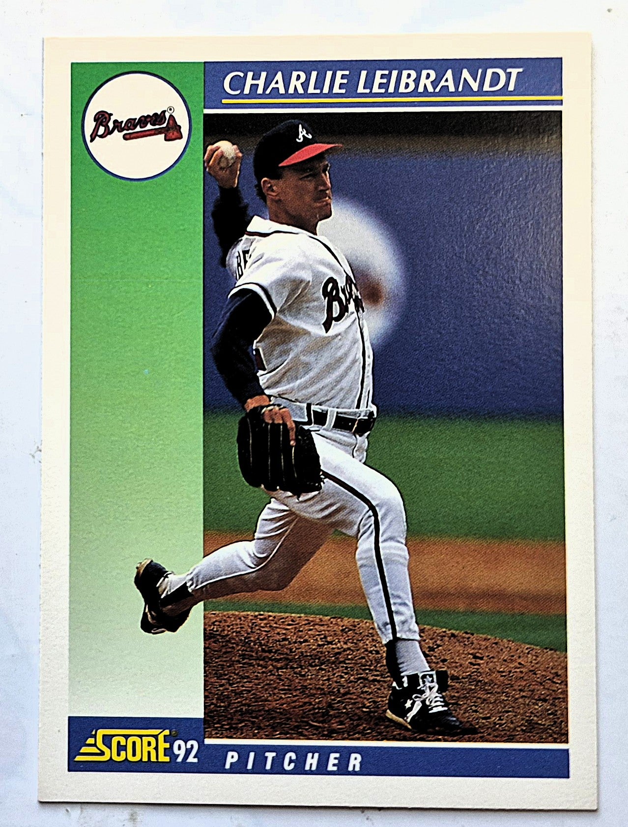 Bewertung '92 Les Lancaster Chicago Cubs Relief Pitcher #348 Baseballkarte Fast Neuwertig