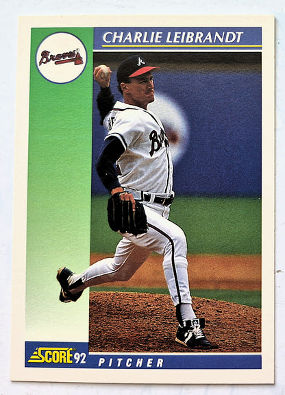 Bewertung '92 Les Lancaster Chicago Cubs Relief Pitcher #348 Baseballkarte Fast Neuwertig